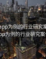 以海角app为例的行业研究案例，以海角app为例的行业研究案例分析