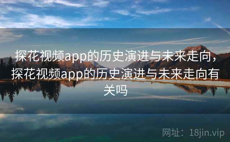 探花视频app的历史演进与未来走向，探花视频app的历史演进与未来走向有关吗