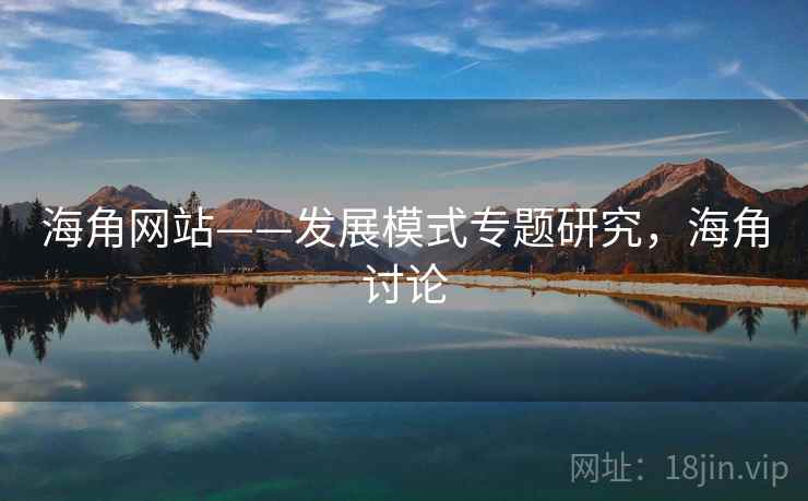 海角网站——发展模式专题研究，海角讨论