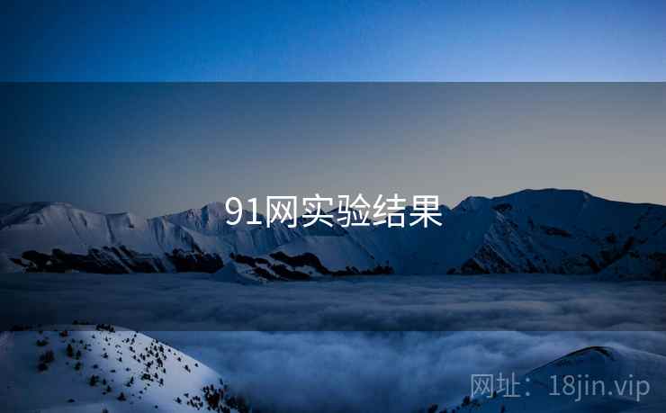 91网实验结果 91网实验结果